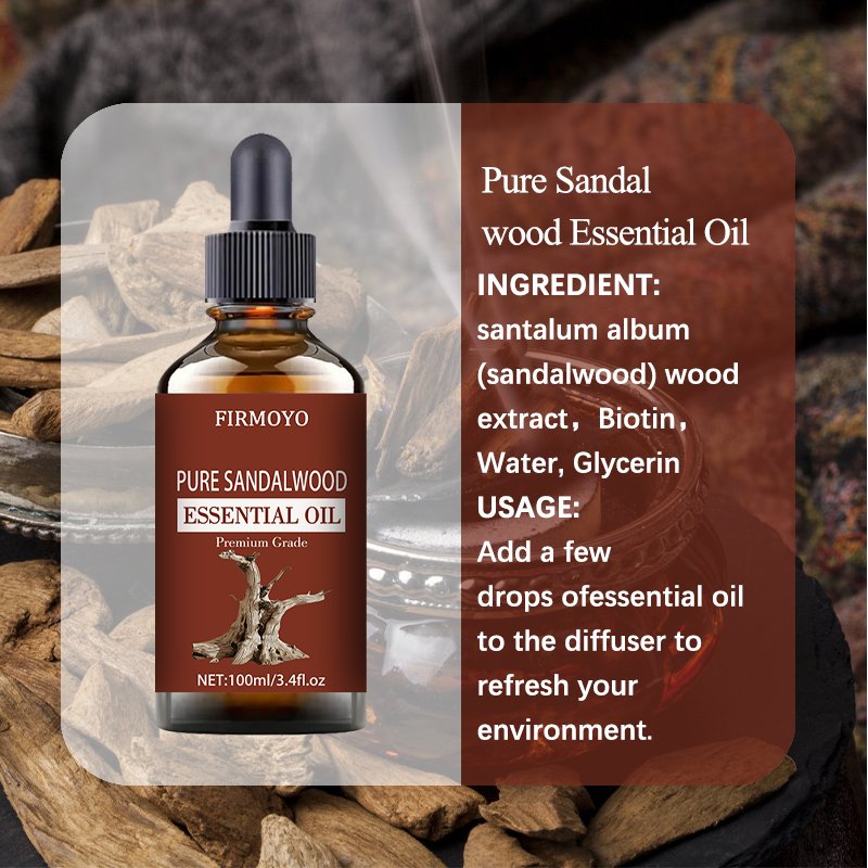 Firmoyo Pure Sandalwood Essential Oil - 图片 2
