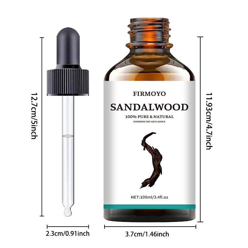 Firmoyo Pure Sandalwood Essential Oil - 图片 2